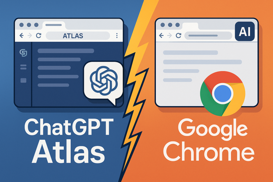 ChatGPT Atlas és a Google AI-tab